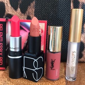 X4 high end lippies Grande MAC NARS YSL